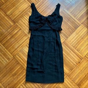 ⚡️VINTAGE⚡️Victoria Royal Ltd Little Black Dress w/ Bow Bodice